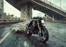 motociclista ferido após cair de viaduto