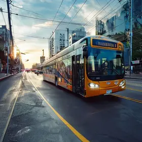 ônibus do sistema semiurbano