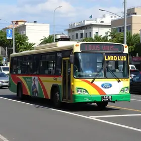 ônibus do sistema urbano