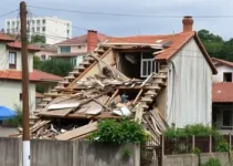 casa corre risco de desabar