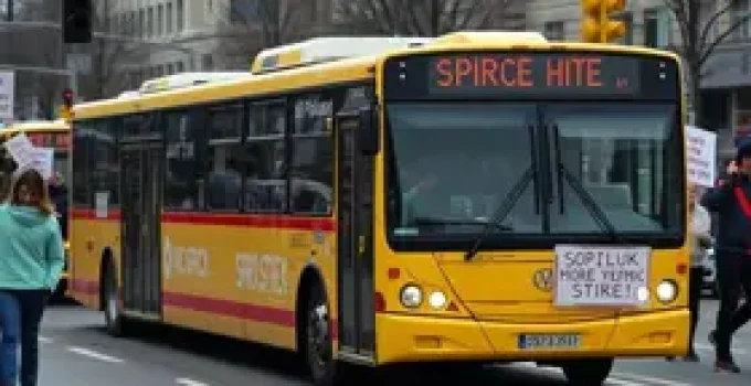 greve de ônibus