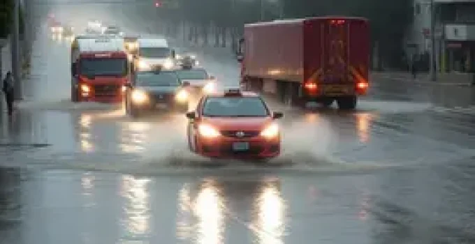 forte chuva