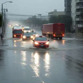 forte chuva