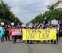 manifestantes Avenida Jerônimo de Albuquerque