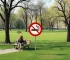 proibição de fumar em parques públicos