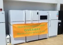 sorteio de geladeiras novas