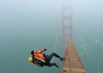 queda de homem da Ponte do São Francisco