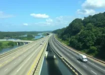 manutenção na ponte do Estreito dos Mosquitos