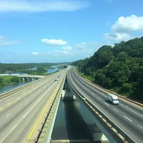 manutenção na ponte do Estreito dos Mosquitos