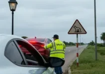 motorista sai ilesa