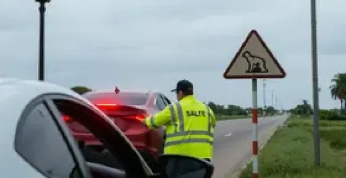 motorista sai ilesa