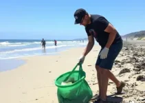 mutirão Praia da Guia