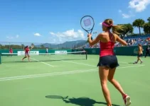 torneio internacional de tênis feminino