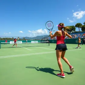 torneio internacional de tênis feminino