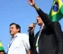Flávio Bolsonaro e Nikolas Ferreira em São Luís no dia 21 de outubro