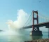 implosão da ponte sobre o Estreito dos Mosquitos
